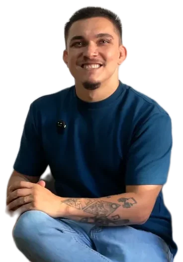 Kevin Ferreira, psicólogo e terapeuta integrativo do Ágape.